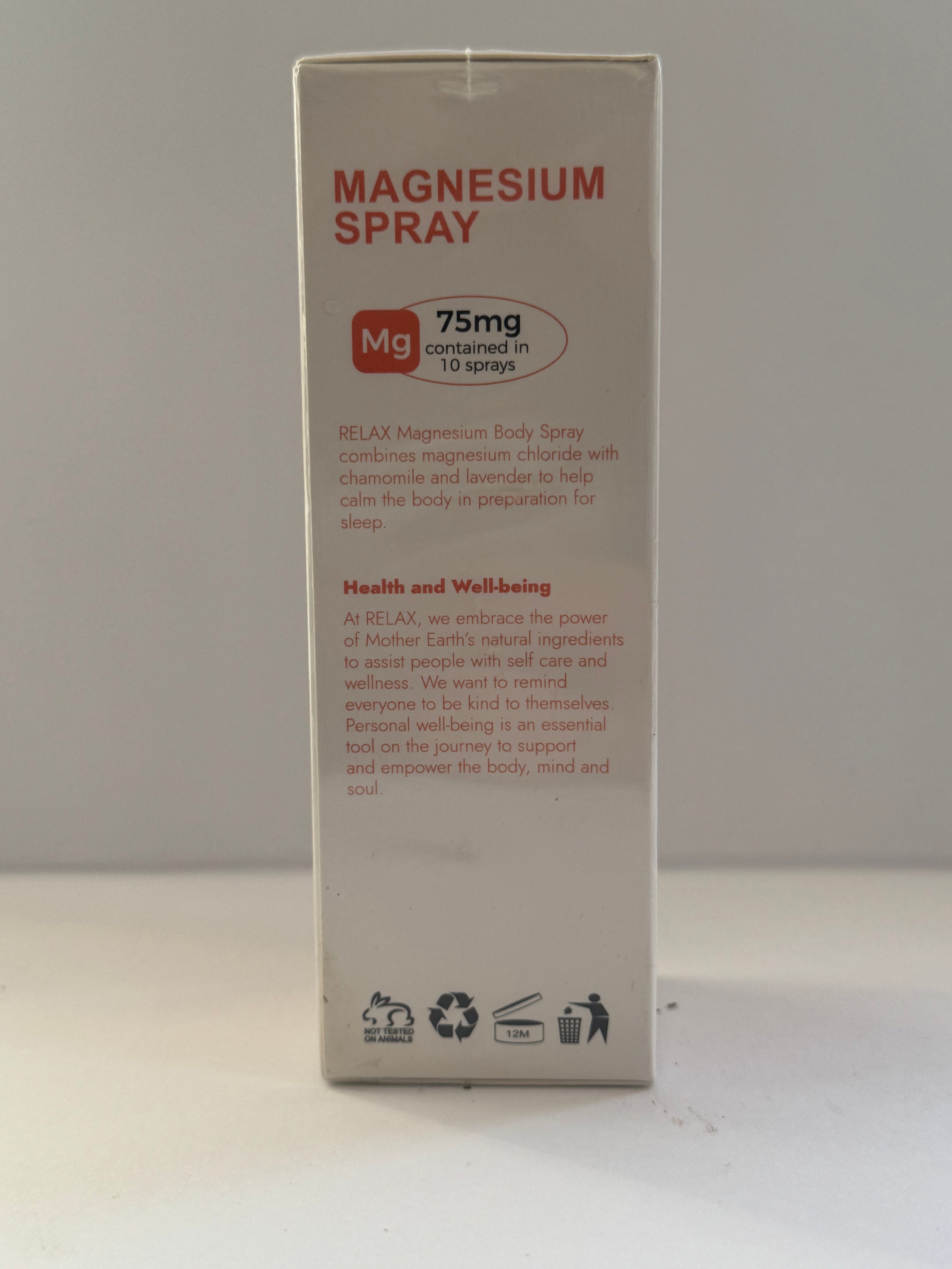 RELAX - Magnesium, Chamomile & Lavender Body Spray