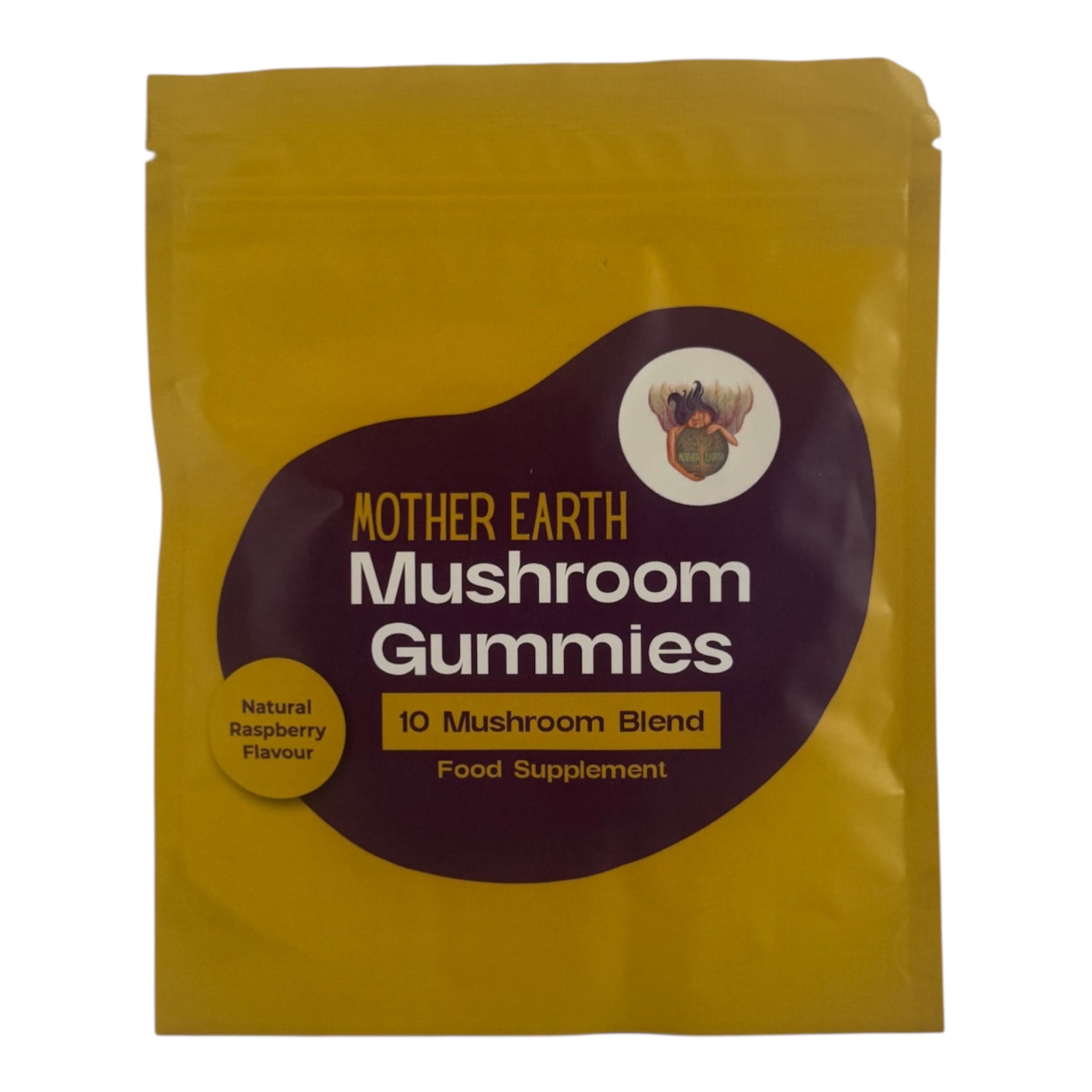 New Mother Earth Mushroom Gummies - Ten Functional Mushrooms - 1 Month Supply. 2500mg Per Serving. Vegan. 🌱