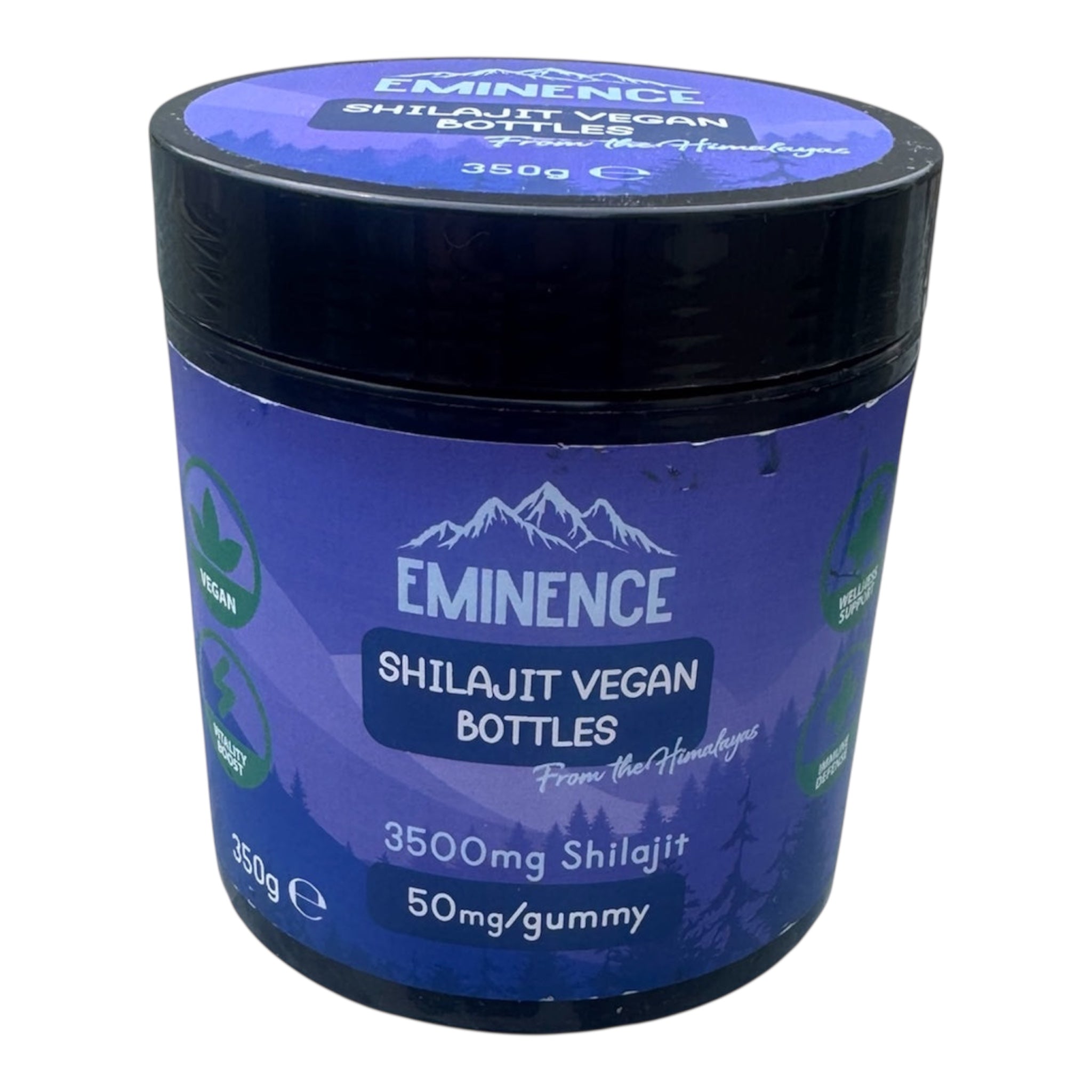 EMINENCE 3500MG SHILAJIT VEGAN GUMMIES. 50g Shilajit per gummy. AYURVEDIC.