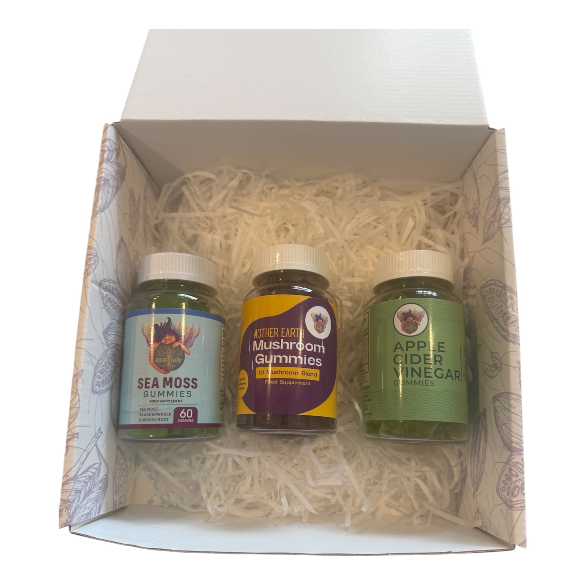 🌿 Gummy Trio – Sea Moss, 10-Blend & ACV Gummies