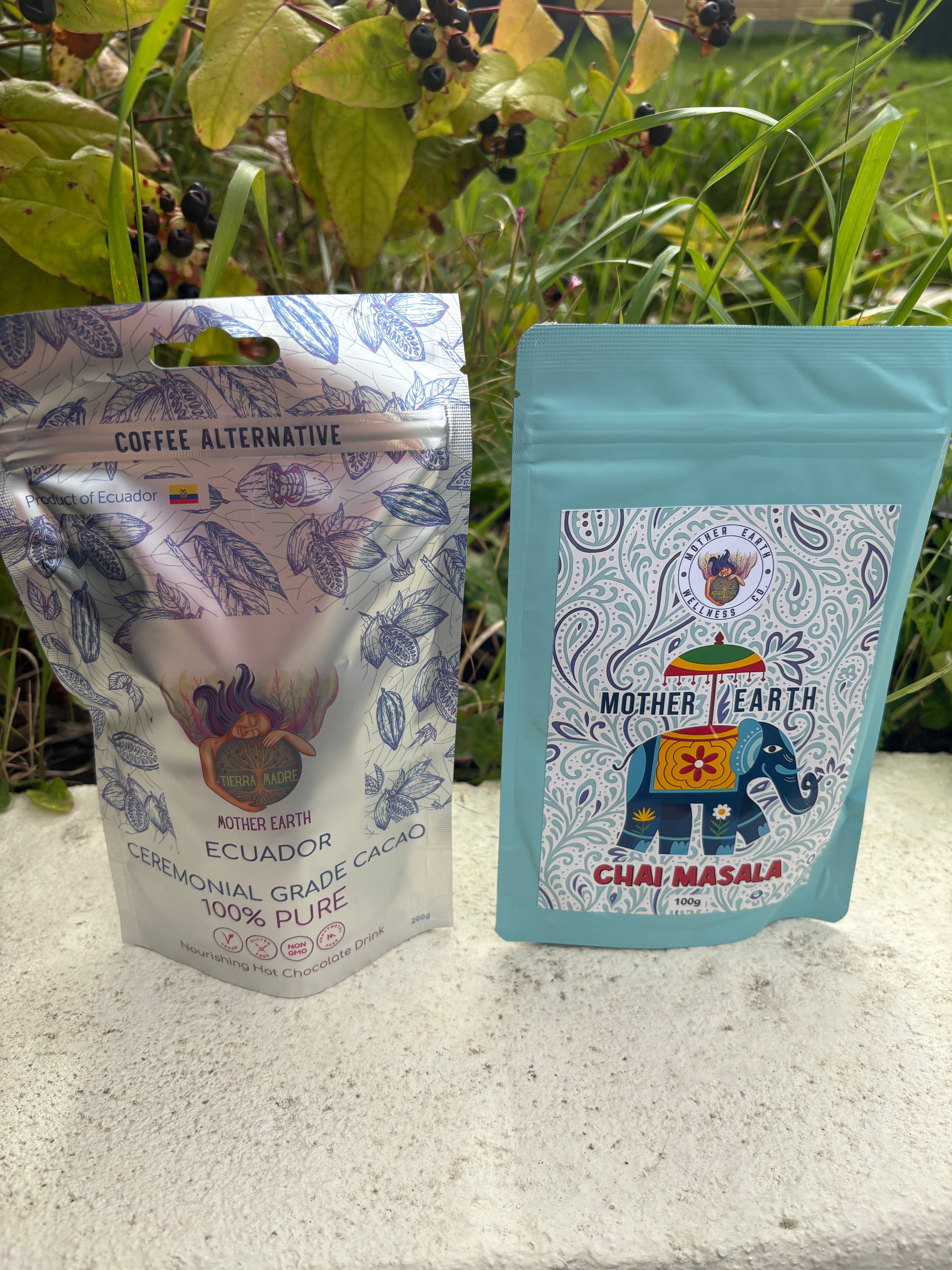 Ceremonial Grade Cacao and chai bundle