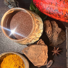 Ceremonial Cacao. 500g block. Amma Cacao India.
