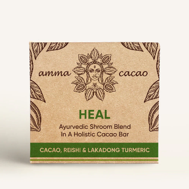 Amma Ceremonial Cacao - India. Ayurvedic Bundle. x5 Bars (36g) Focus, Heal, Love, Empower, Relax.