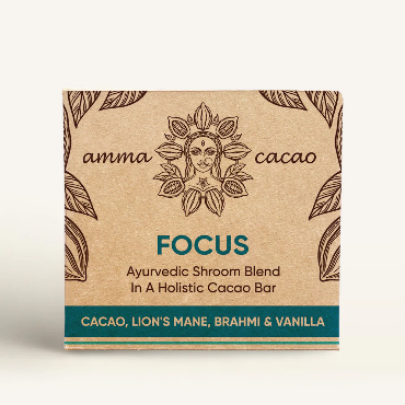Amma Ceremonial Cacao - India. Ayurvedic Bundle. x5 Bars (36g) Focus, Heal, Love, Empower, Relax.