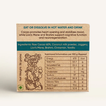 Amma Ceremonial Cacao - India. Ayurvedic Bundle. x5 Bars (36g) Focus, Heal, Love, Empower, Relax.