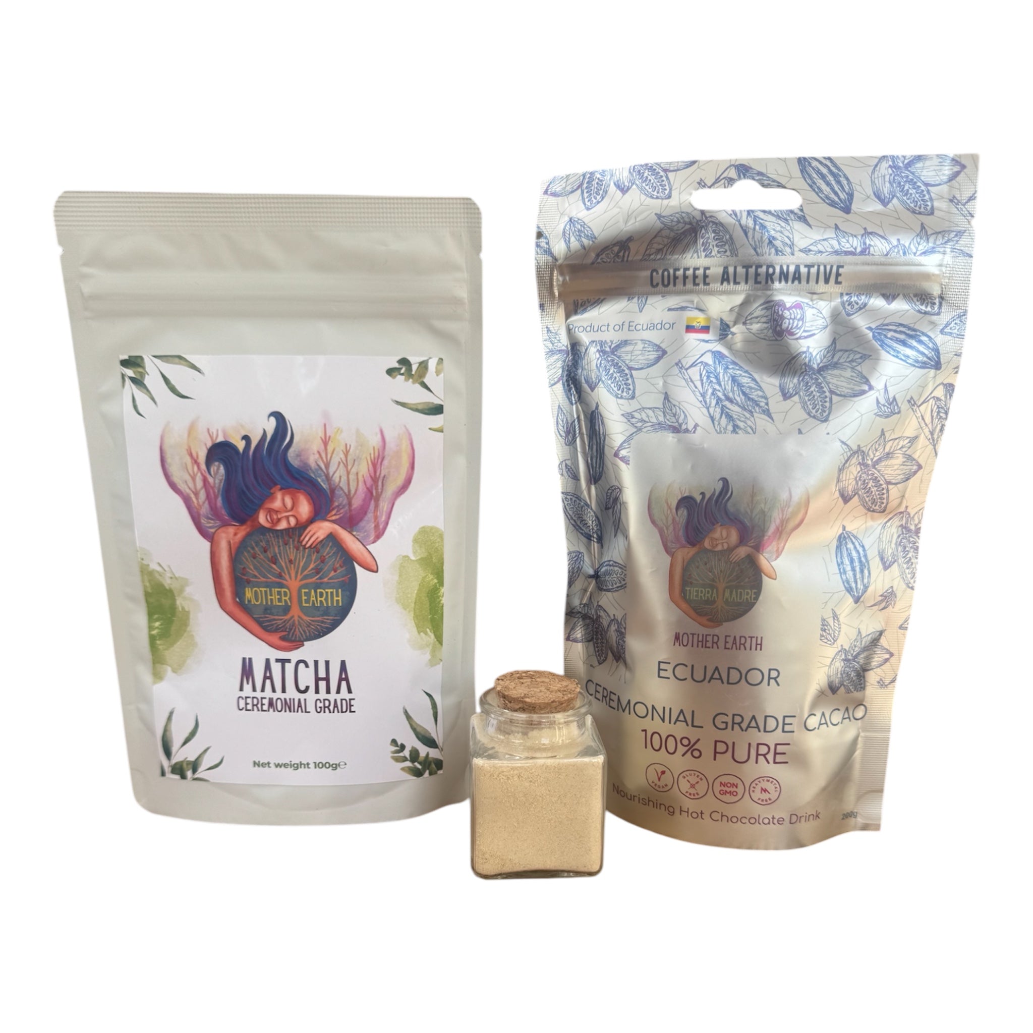 The “Booster Bundle”⭐️ Boost your Matcha & Cacao with Functional Mushrooms