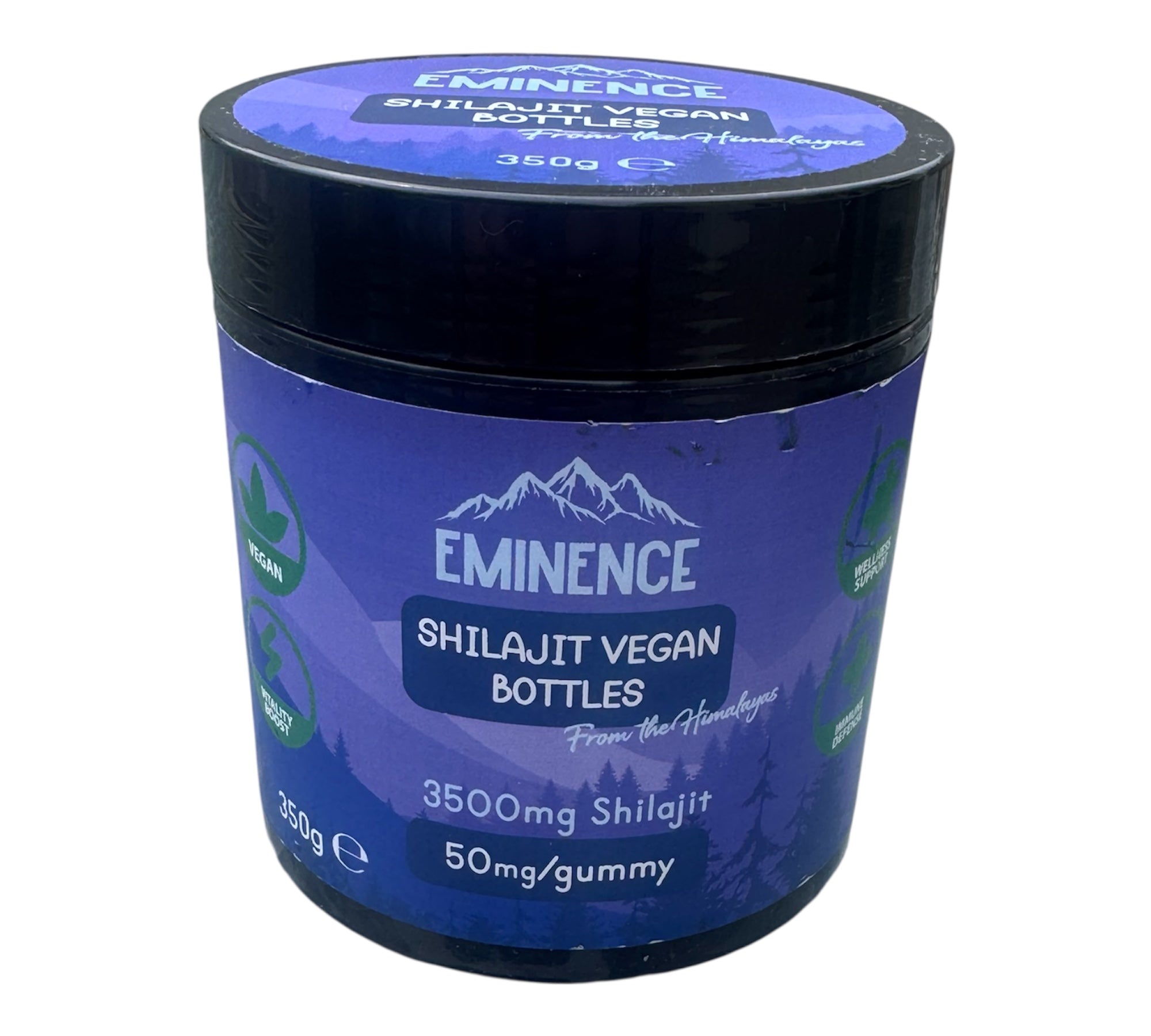 EMINENCE 3500MG SHILAJIT VEGAN GUMMIES. 50g Shilajit per gummy. AYURVEDIC.