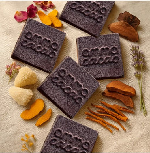 AmmaBar RELAX - Ayurvedic Shrooms Blend In A Holistic Cacao Bar - single bars. 36g