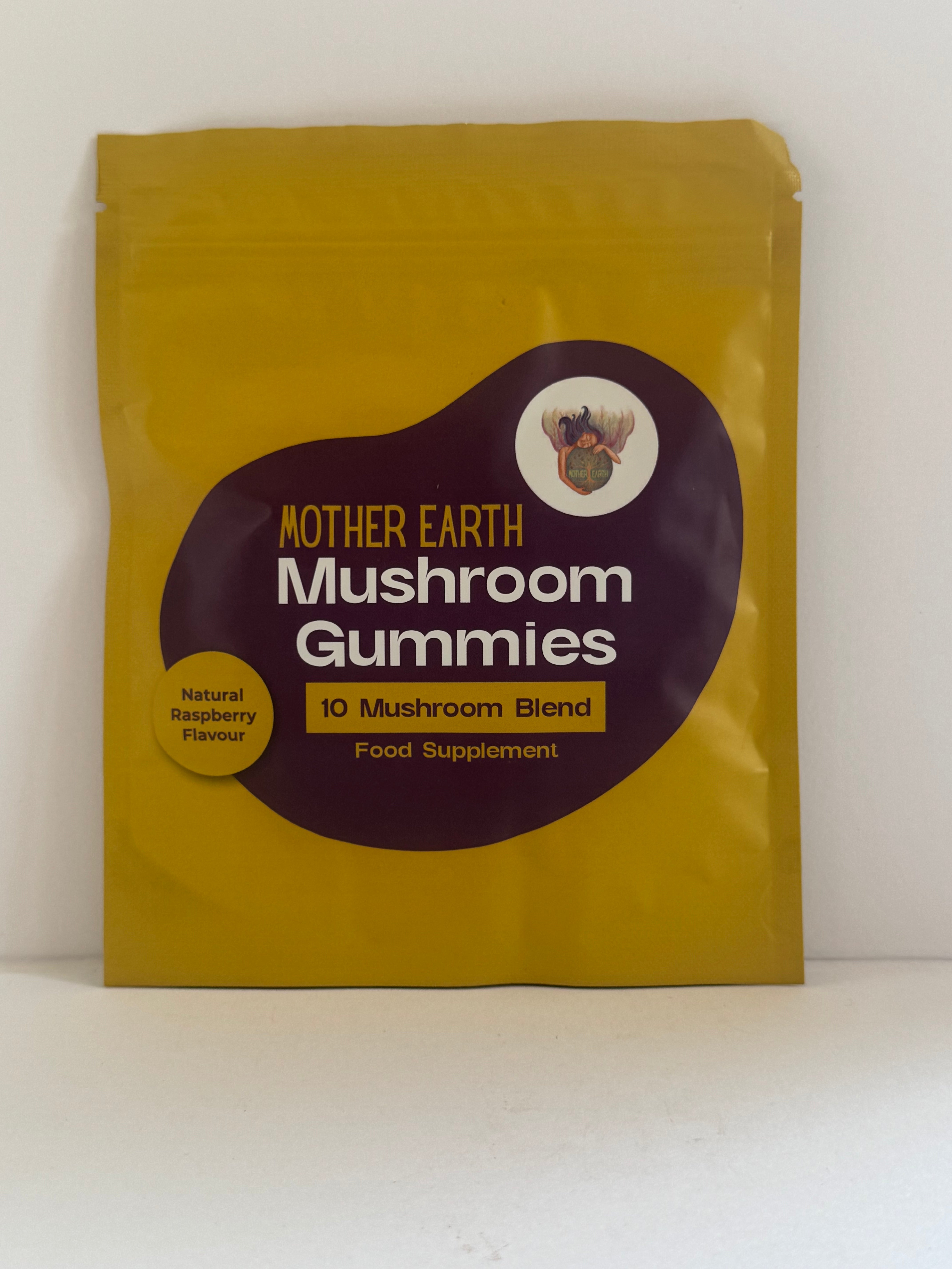 New Mother Earth Mushroom Gummies - Ten Functional Mushrooms - 1 Month Supply. 2500mg Per Serving. Vegan. 🌱