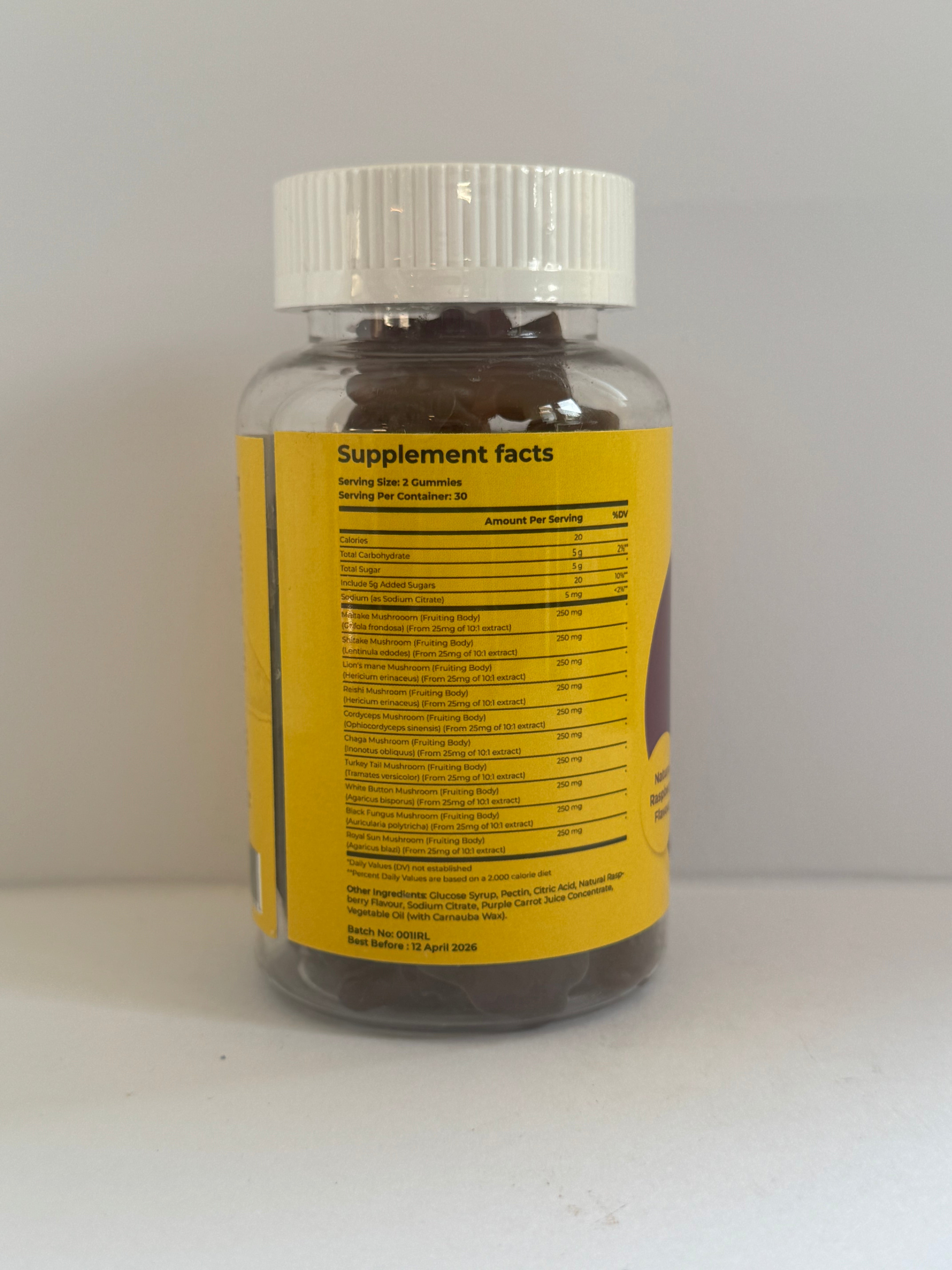 Mother Earth Mushroom Gummies - 10 Mushroom Blend. 2500mg of functional mushrooms per serving. 1 Months Supply. Vegan 🌱