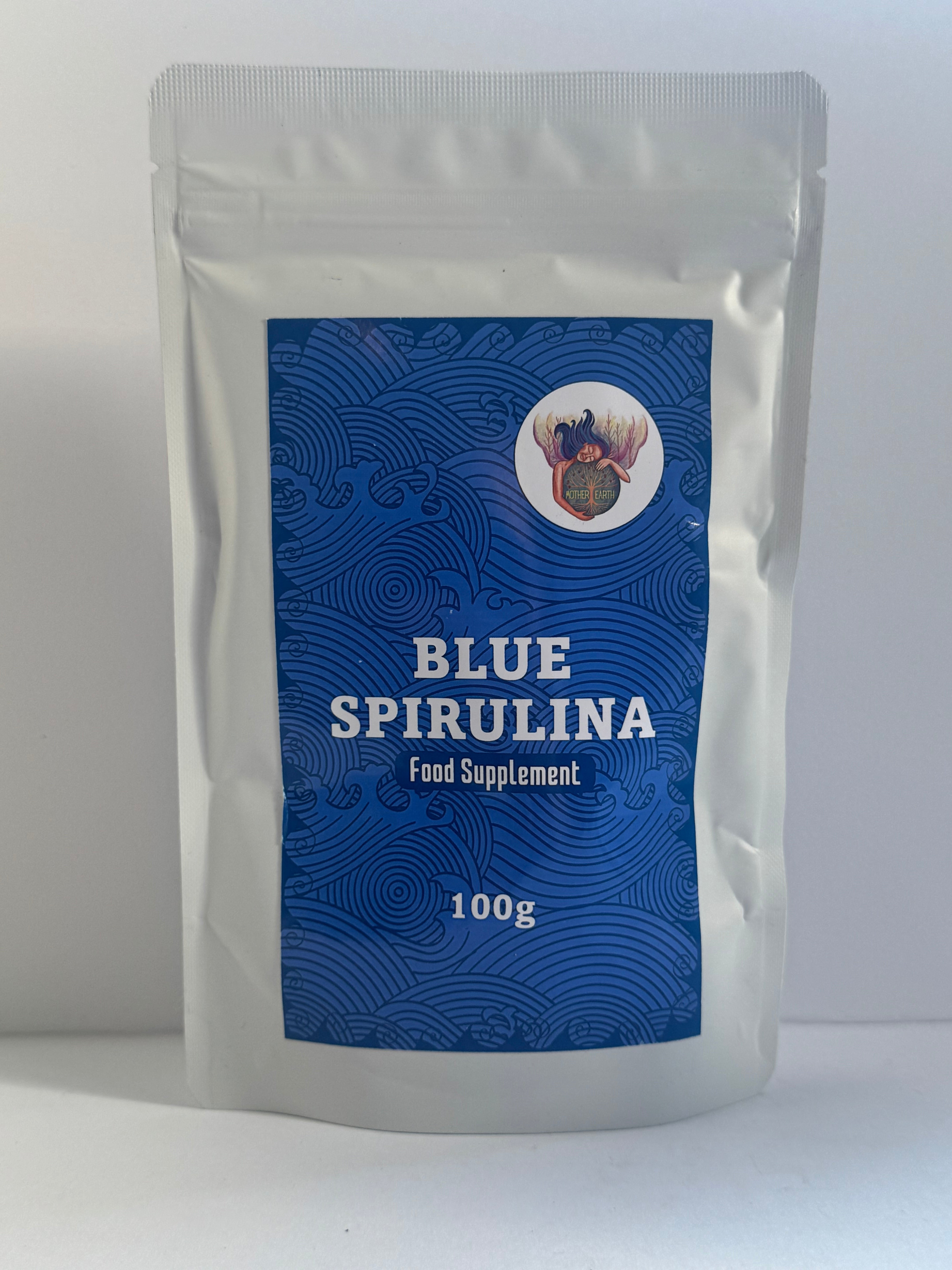 Mother Earth Blue Spirulina Powder - 100% Natural. (100g)