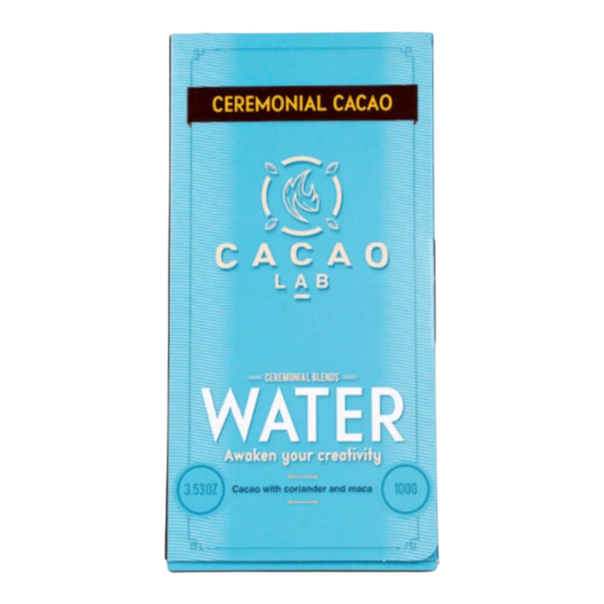 Ceremonial Cacao - Water Element: Invoke Your Creativity (100g bar)