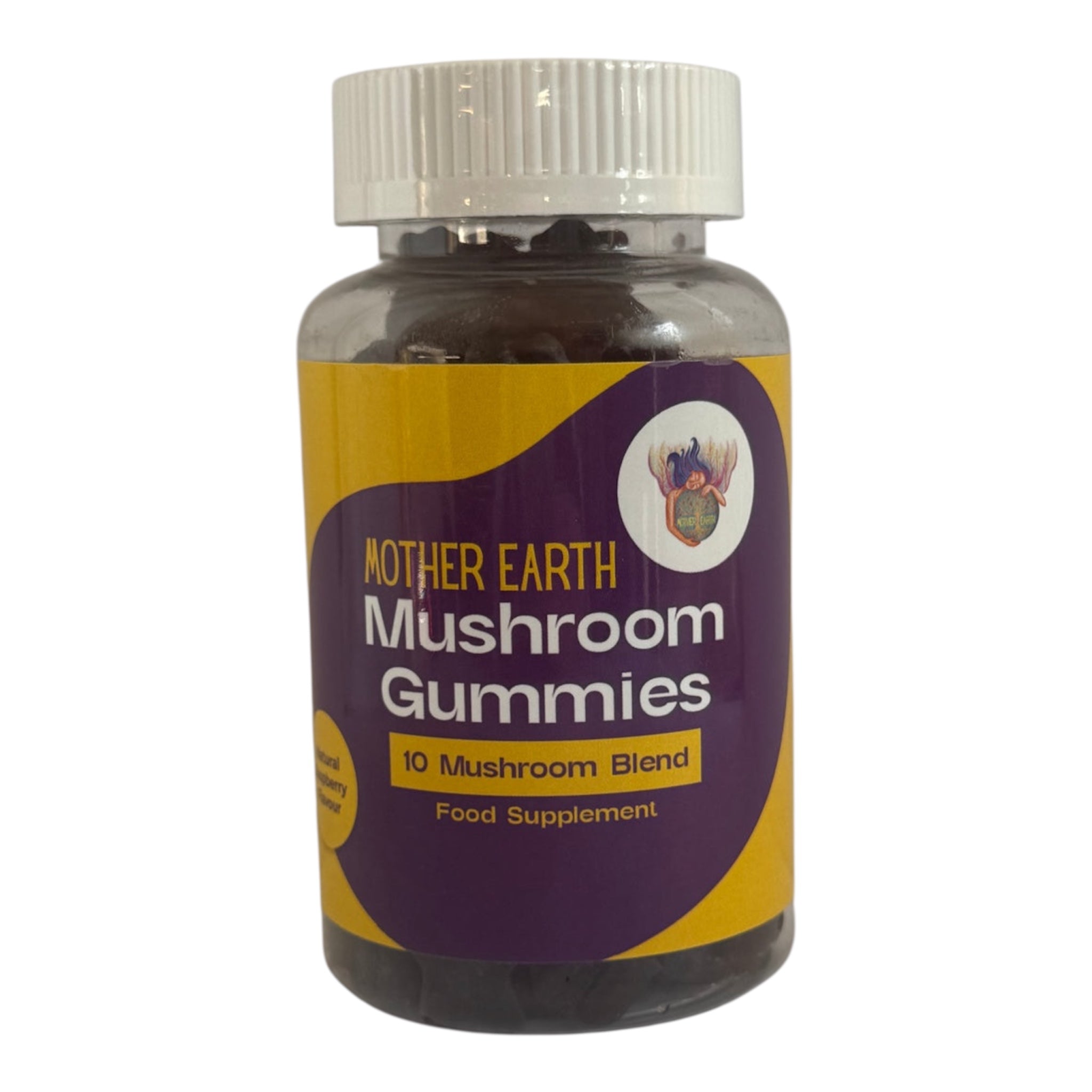 Mother Earth Mushroom Gummies - 10 Mushroom Blend. 2500mg of functional mushrooms per serving. 1 Months Supply. Vegan 🌱