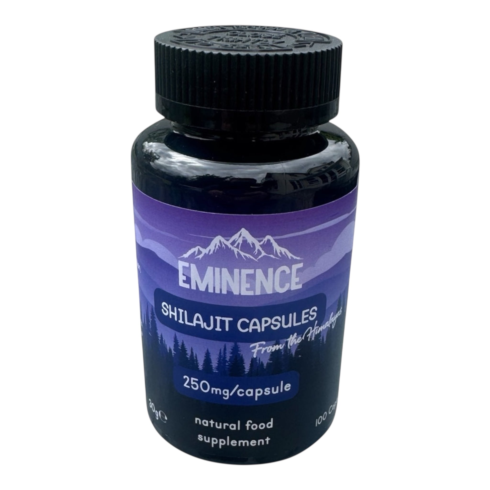 Eminence Shilajit Capsules - 250mg per Capsule. 100 Capsules. Ayurvedic.