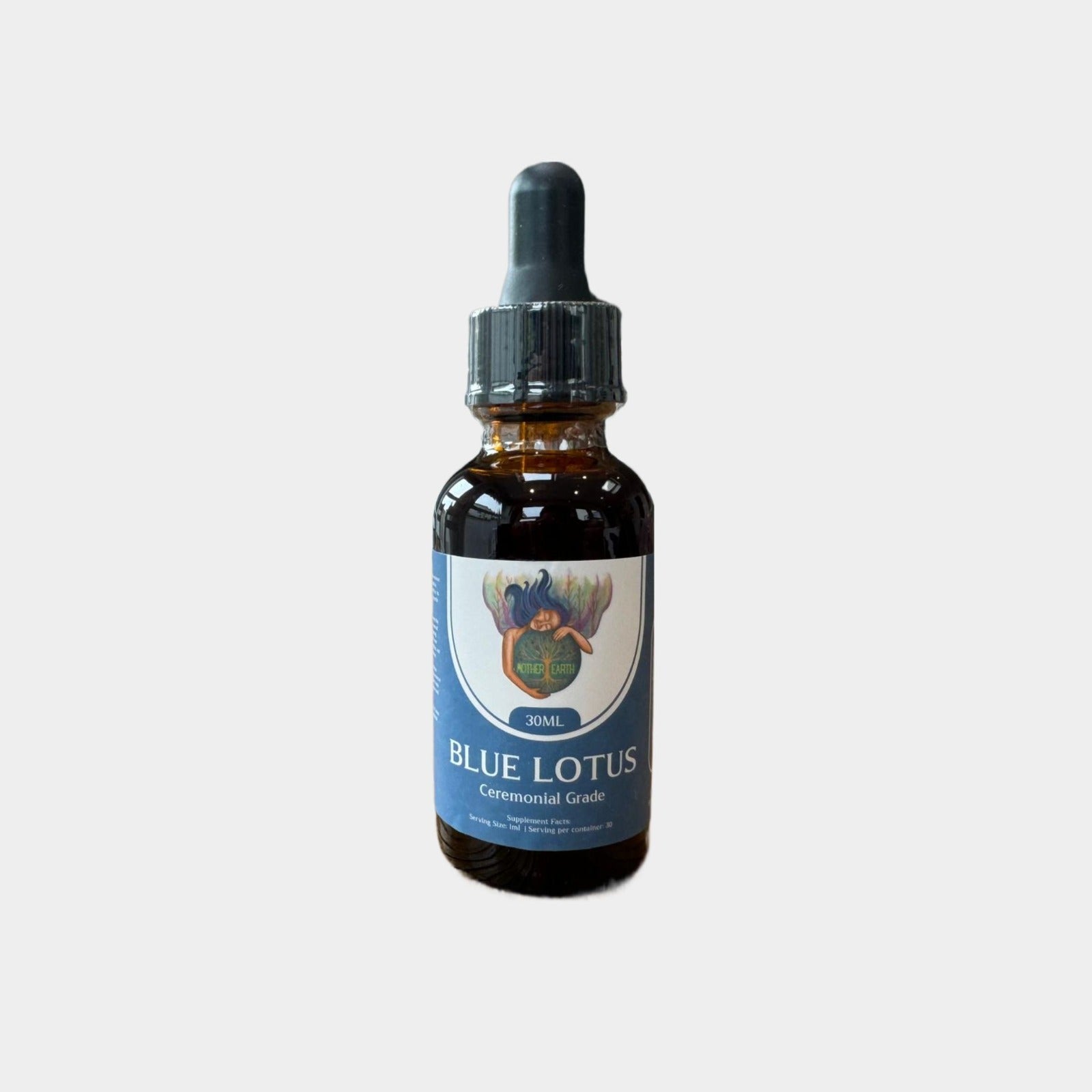 Mother Earth Blue Lotus Tincture - 100% Pure. 30ML.