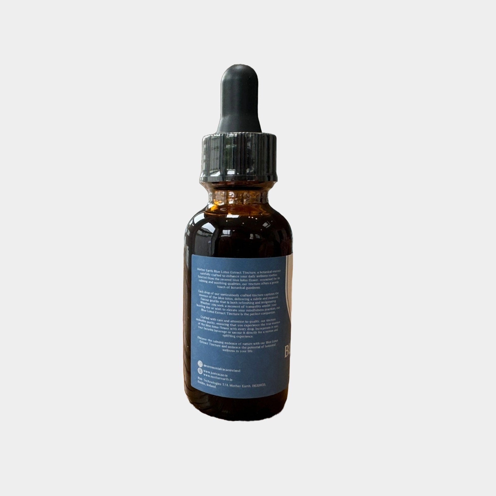 Mother Earth Blue Lotus Tincture - 100% Pure. 30ML.