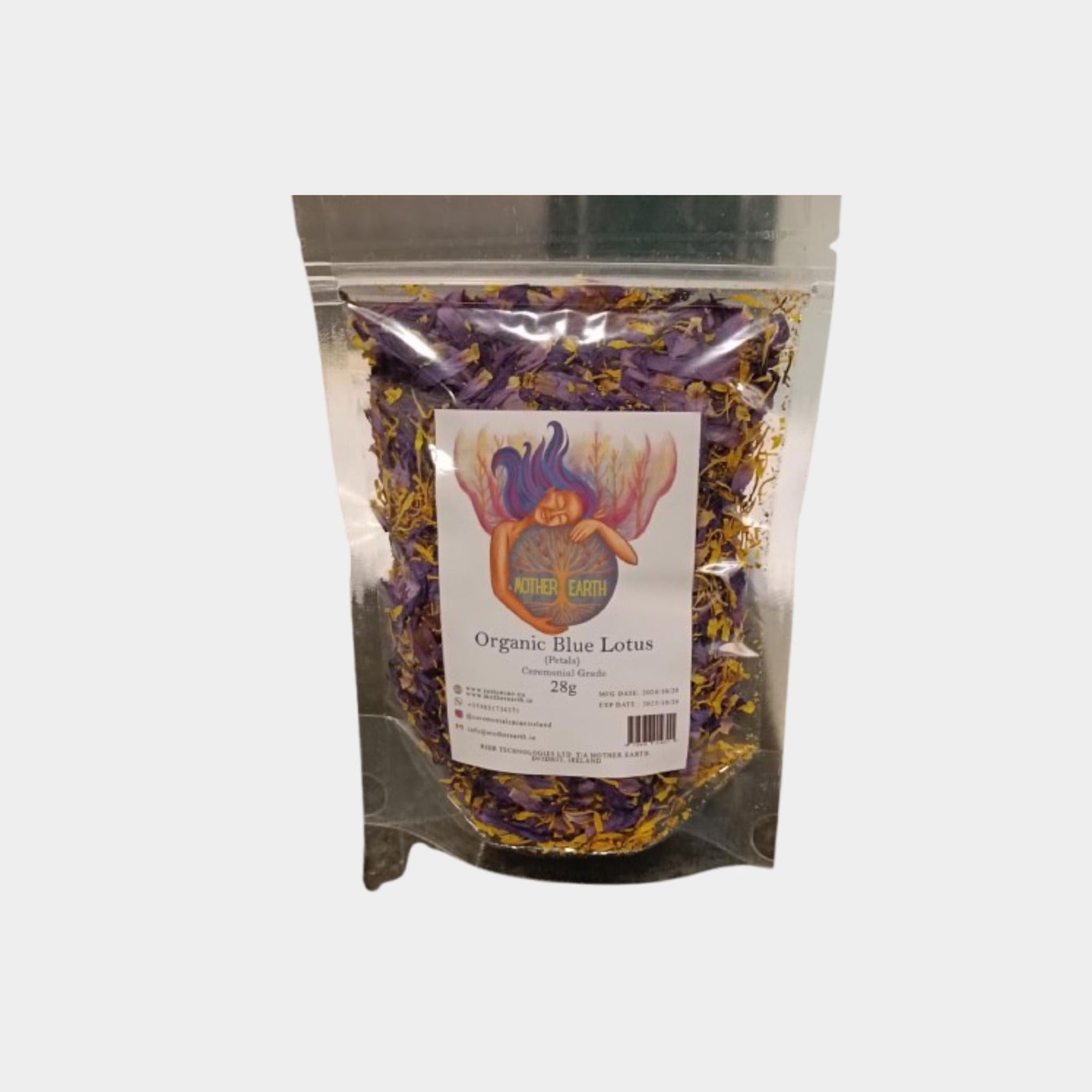 Egyptian Organic Blue Lotus Dried Petals (28g)