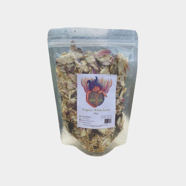 Mother Organic Earth White Lotus Petals (50g)