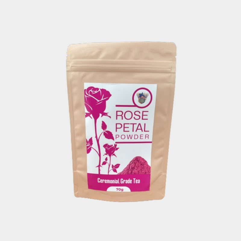 Mother Earth Rose Petal Powder - Ceremonial Grade Tea (70g)