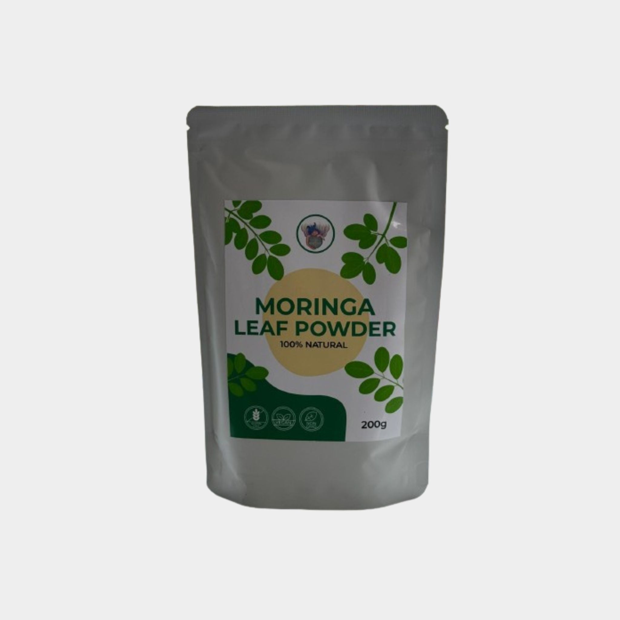 Mother Earth Moringa Leaf Powder - 100% Natural. (200g)