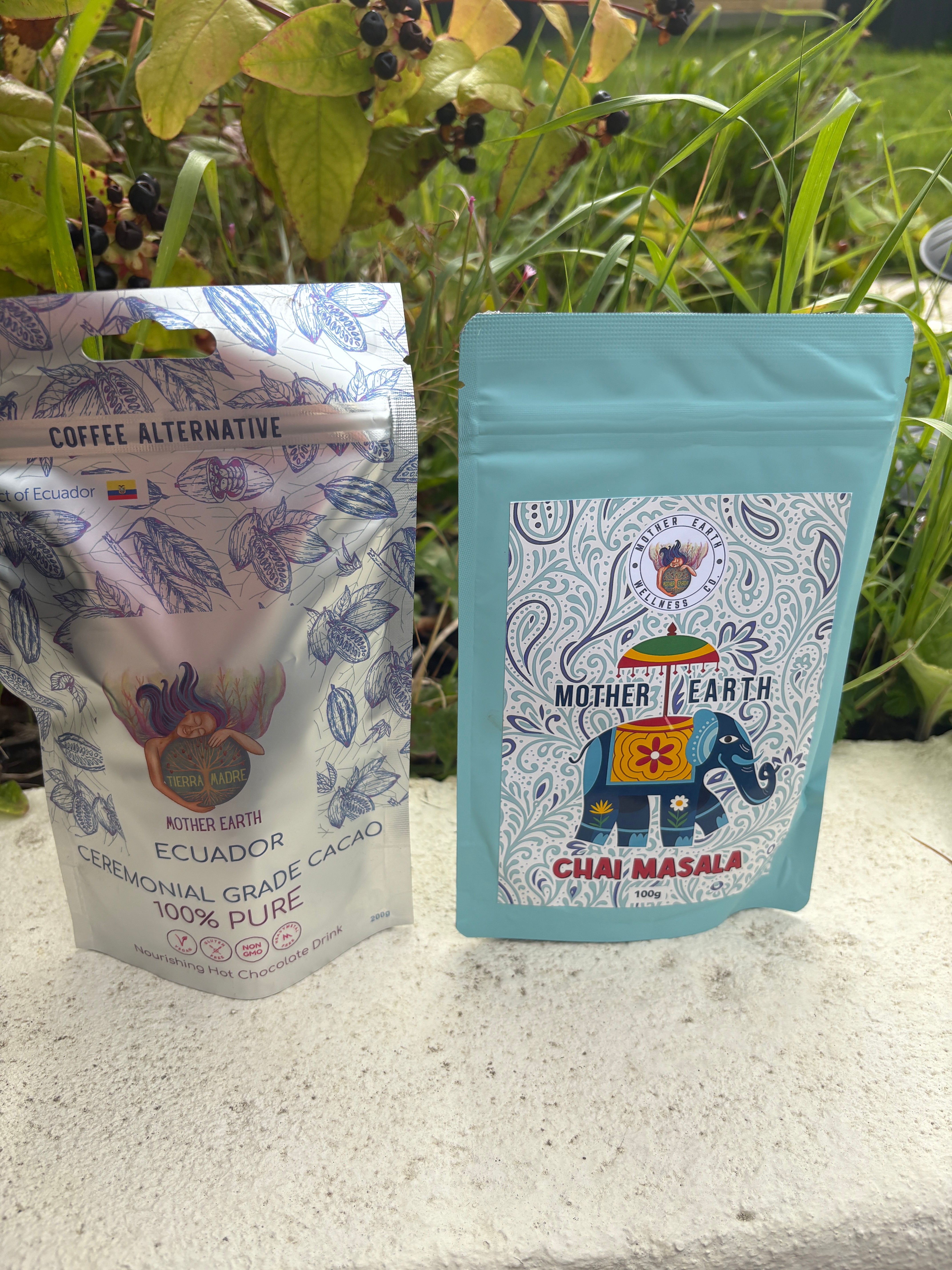 Ceremonial Grade Cacao and chai bundle