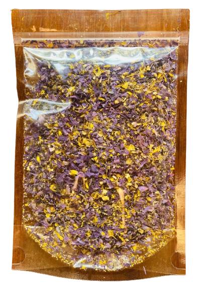 Egyptian Organic Blue Lotus Flowers & Crushed Petals (50g)