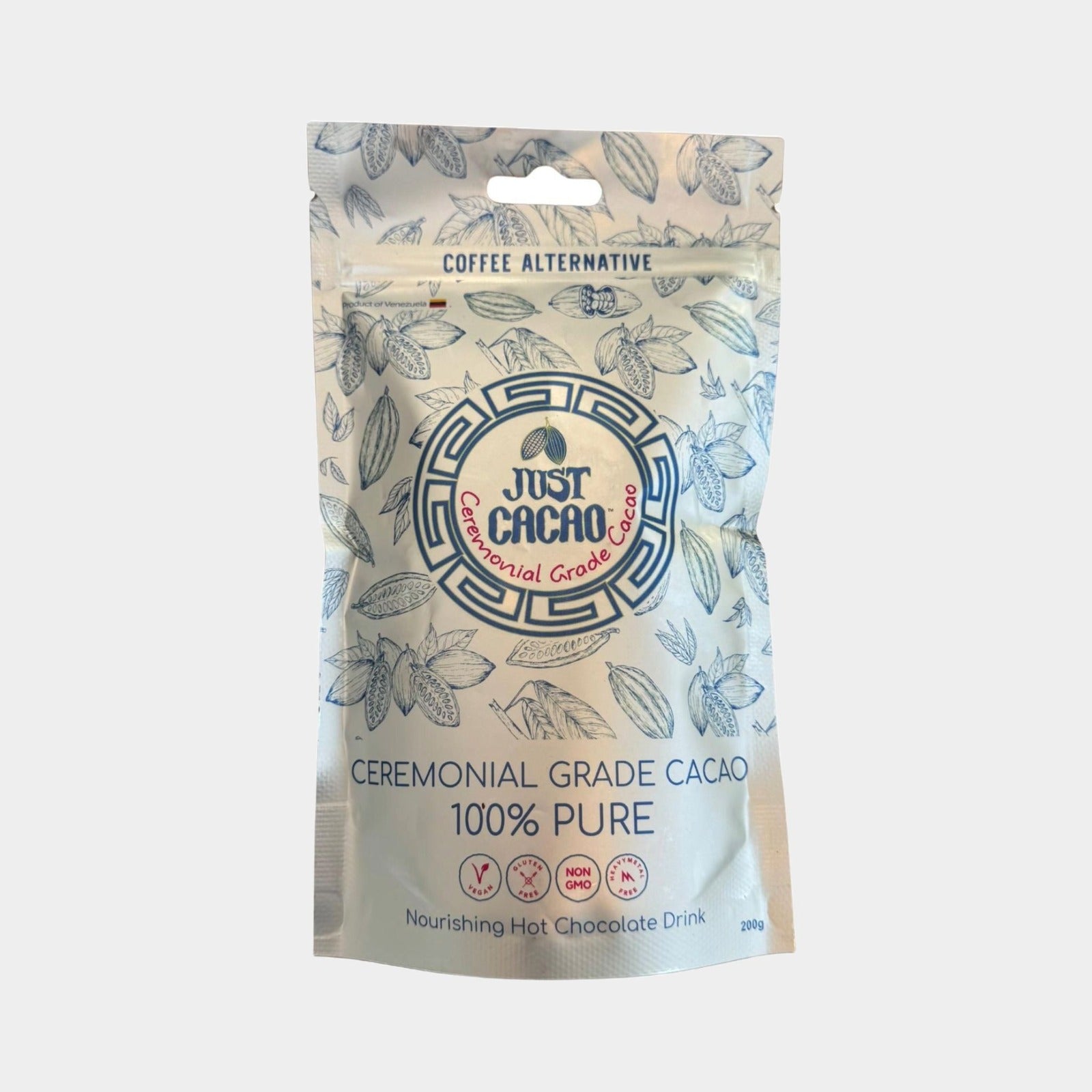 100% Pure Ceremonial Grade Just Cacao - Rich Venezuelan Blend.