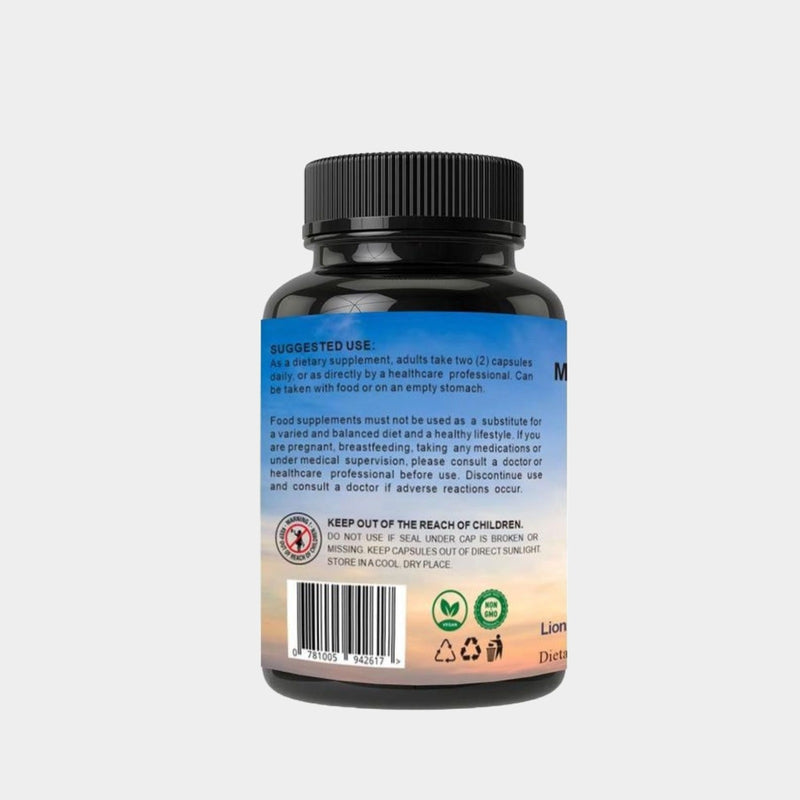 Mother Earth Advanced Mushroom Complex Capsules. 1 Month Supply.