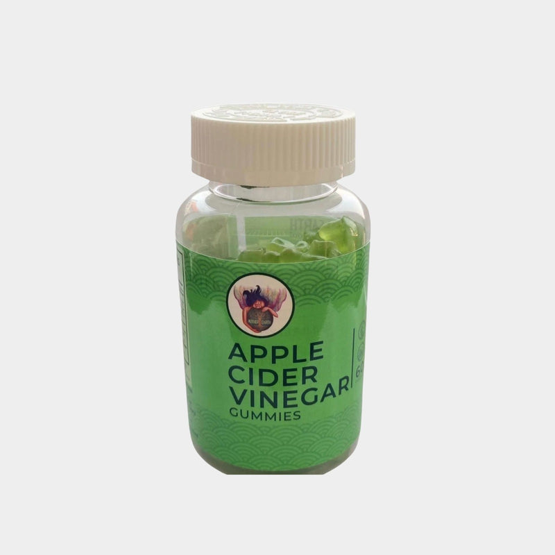 Mother Earth Apple Cider Vinegar Gummies. “With The Mother” - 60 Gummies. Vegan Friendly.